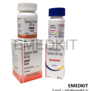 Virso (400 mg) [Sofosbuvir] & DACTOVIN - DACLATASVIR TABLET 60 MG - COMBO-0