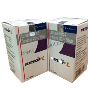 RESOF L - Ledipasvir 90 mg and Sofosbuvir 400 mg Tablets-0