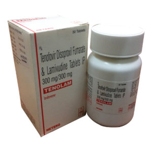 Tenolam - Lamivudine, Tenofovir Disoproxil Fumarate 300mg/300mg-0