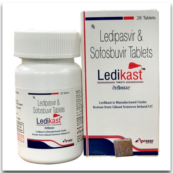 LEDIKAST - Ledipasvir 90 mg and Sofosbuvir 400 mg Tablets-181