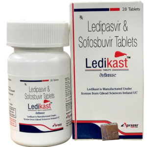 LEDIKAST - Ledipasvir 90 mg and Sofosbuvir 400 mg Tablets-0