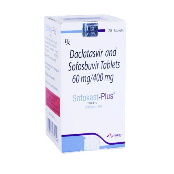 Sofokast Plus - Daclatasvir and Sofosbuvir Tablets 60 mg/400 mg-326