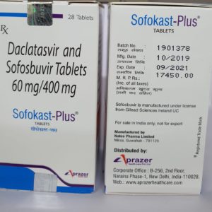 Sofokast Plus - Daclatasvir and Sofosbuvir Tablets 60 mg/400 mg-0