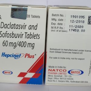 Hepcinat Plus - Daclatasvir and Sofosbuvir Tablets 60 mg /400 mg-0