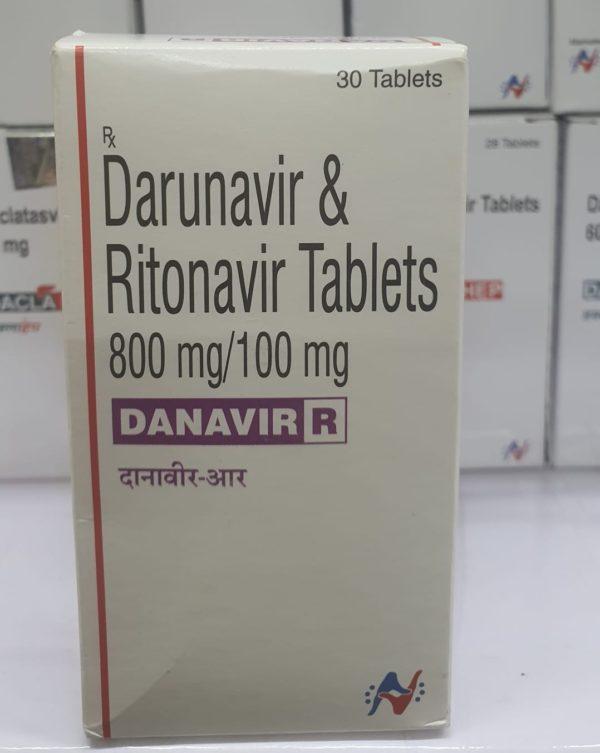 Danavir R - Darunavir & Ritonavir Tablets 800mg / 100mg-250