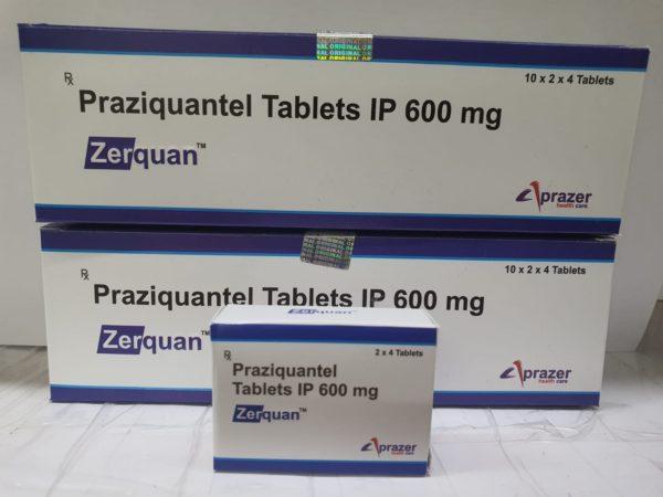 Zerquan - Praziquantel Tablets IP 600 mg-333