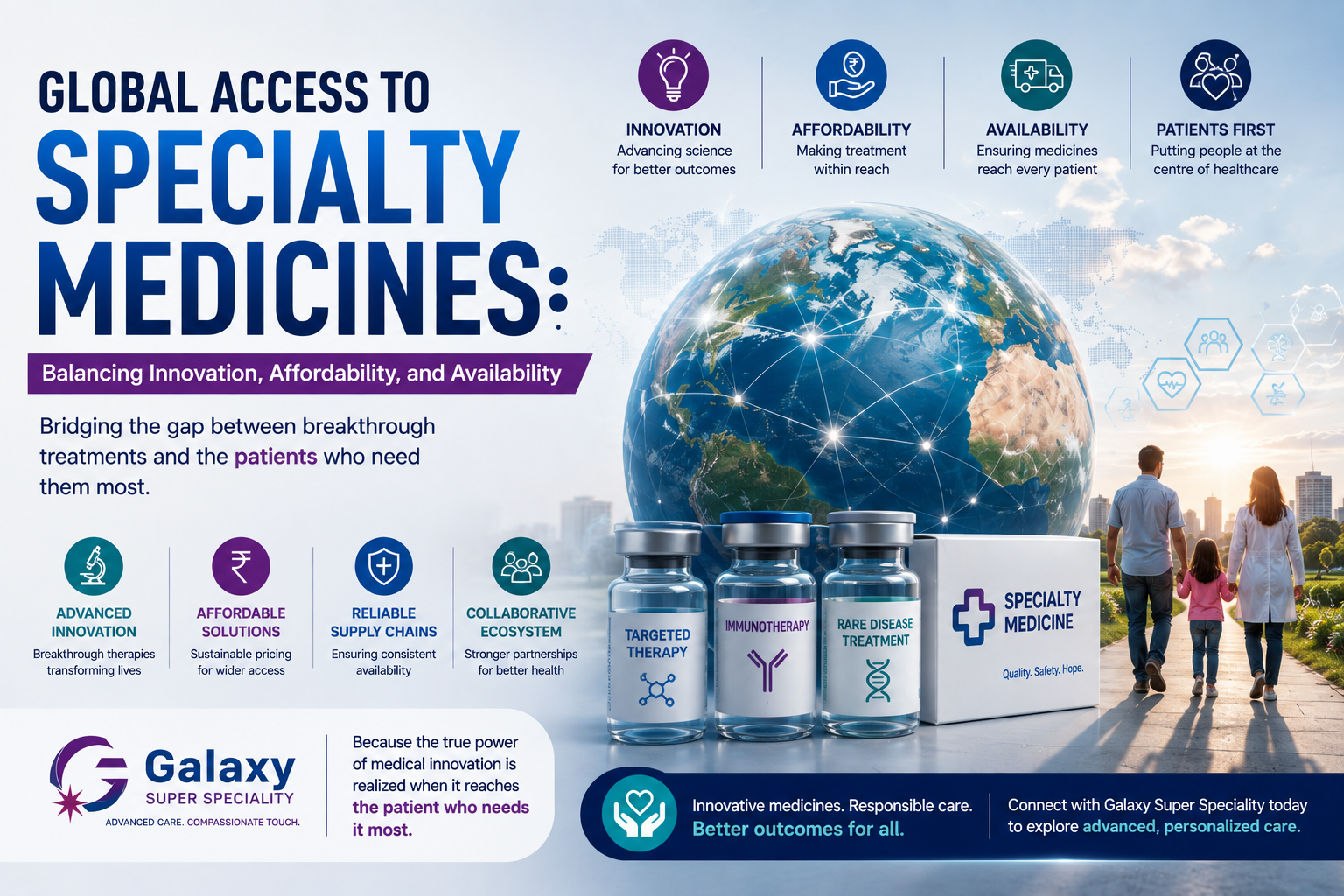 Access to specialty medicines and affordable advanced healthcare