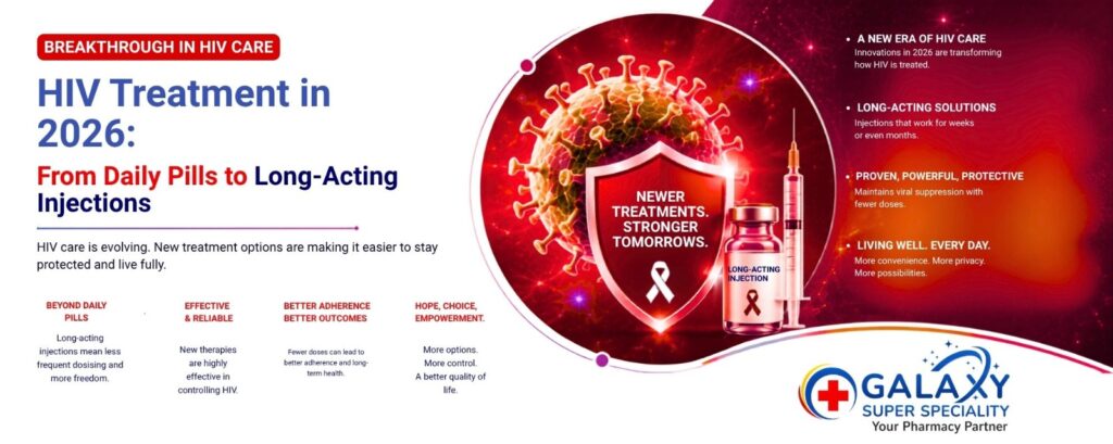 HIV Treatment in 2026: From Daily Pills to Long-Acting Injections